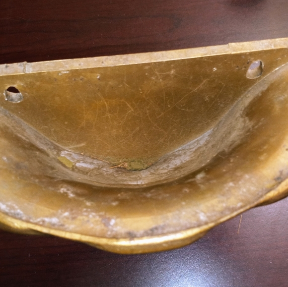 Gorgeous Ornate Grecian Style Wall Sconce Planter - Picture 4 of 8